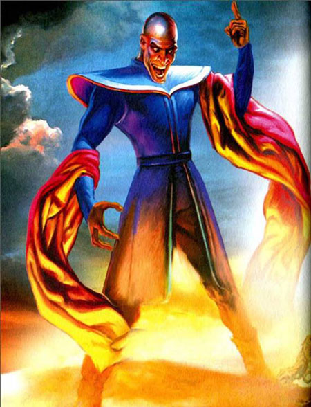 Джинн явился перед ним. 