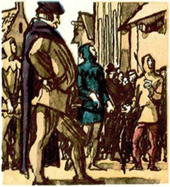 Робин Гуд угощает шерифа. Баллады о Робин Гуде