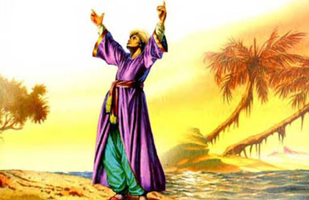 Аладдин увидел себя в саду, перед своим дворцом.