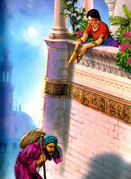 У кого есть старые медные лампы? 