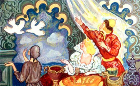 Русская народная сказка. Сказка о морском царе и Настасье Премудрой