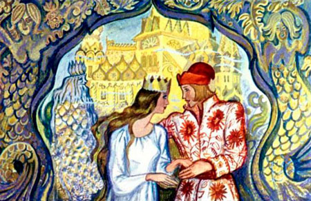 Русская народная сказка. Сказка о морском царе и Настасье Премудрой