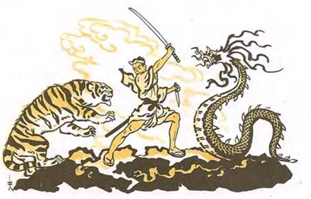 Японская сказка. Кэндзо-победитель