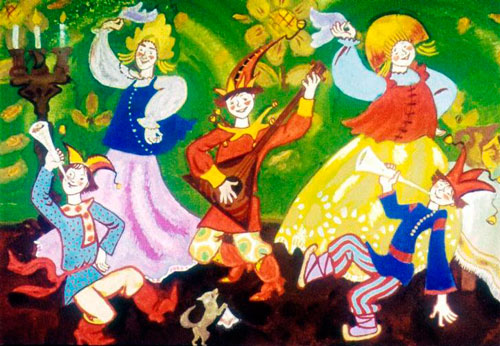 Серебряное блюдечко и наливное яблочко