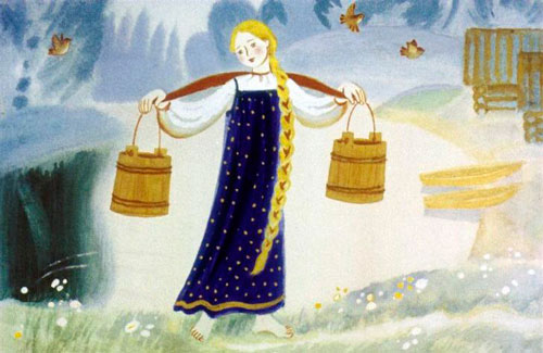 Вся краса у Маши - русая коса 