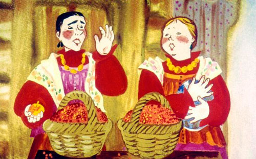 Домой пришли только к вечеру. 