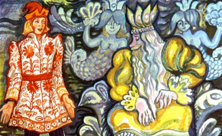 Русская народная сказка. Сказка о морском царе и Настасье Премудрой