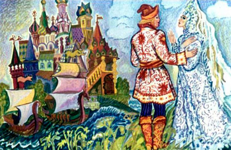 Русская народная сказка. Сказка о морском царе и Настасье Премудрой