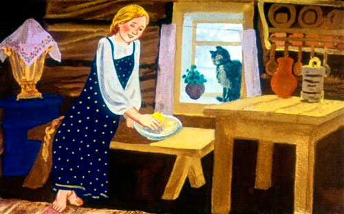 Катись, яблочко наливное, по серебряному блюдечку 