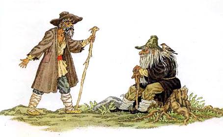 Цыганская сказка. Старый цыган и спорники