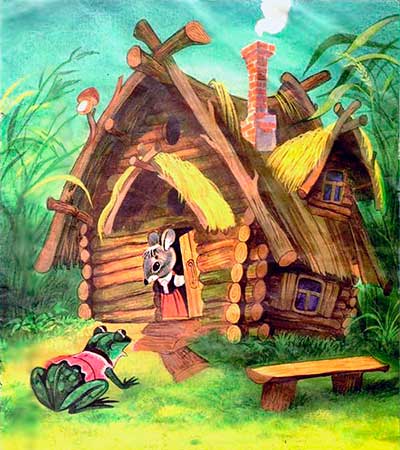 Теремок. Прискакала к теремку лягушка-квакушк