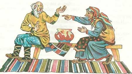 Кому горшок мыть. Русская народная сказка.