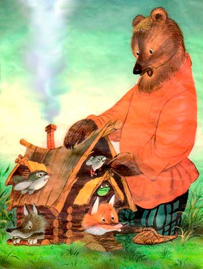 Теремок. Я лучше у вас на крыше буду жить