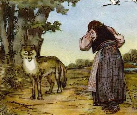 Сказки с картинками. Козел - стеклянные глаза