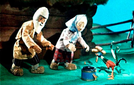 Русская народная сказка. Петушок и меленка.