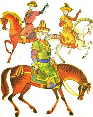 Казахская сказка. Хан и табунщик