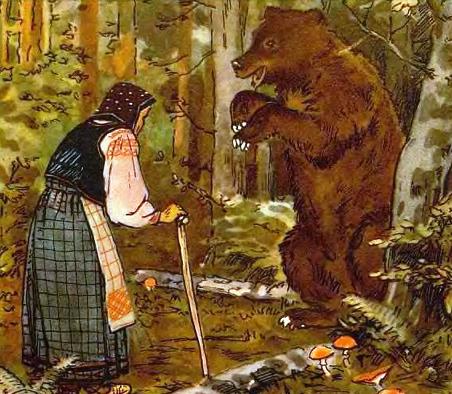 Сказки с картинками. Козел - стеклянные глаза