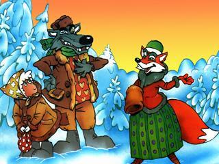 Русская народная сказка о животных. Как лиса с овцой волка наказали