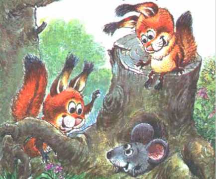 Стали звать мышонка белки