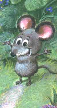 Шёл он, шёл, взошёл на горку и внизу увидел норку.