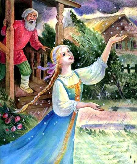 Обрадовалась Снегурочка граду.