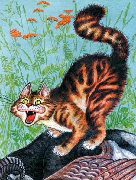 Кот и лиса. Русская народная сказка.