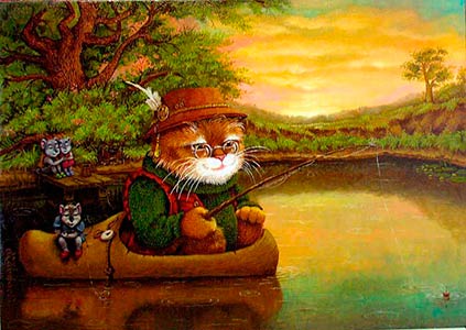 Кошка и мышь. Друзья