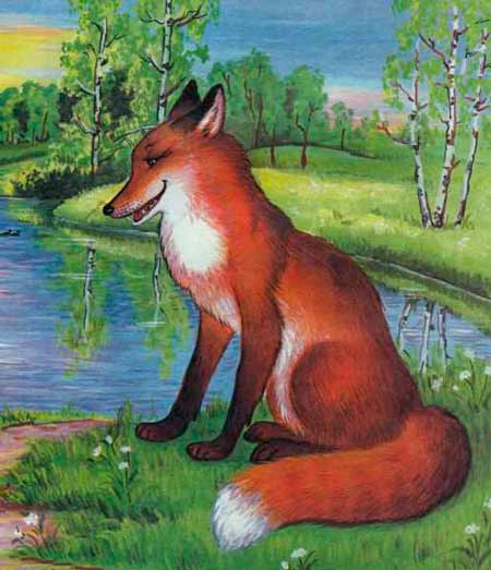 Кот и лиса. Русская народная сказка.