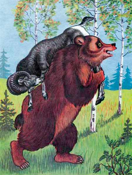 Кот и лиса. Русская народная сказка.