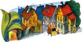 Приключения Чиполлино город