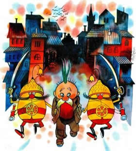 Приключения ЧиполлиноГЛАВА 1: В которой Чиполлоне отдавил ногу принцу Лимону 