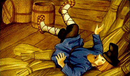 Русская народная сказка. Чудесные лапоточки