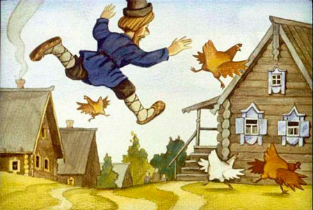 Русская народная сказка. Чудесные лапоточки