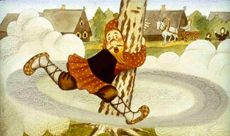 Русская народная сказка. Чудесные лапоточки