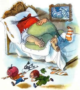 Приключения Чиполлино. Cон Помидора