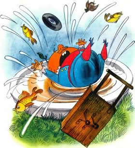 Приключения Чиполлино. Барон Апельсин в бассейне