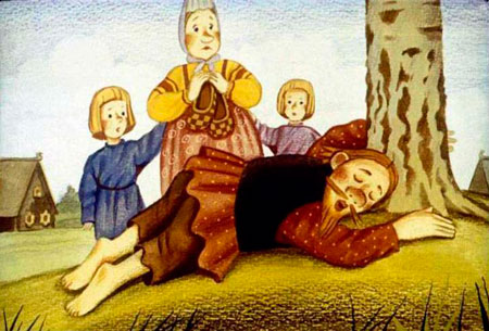 Русская народная сказка. Чудесные лапоточки