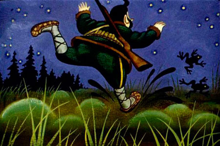 Русская народная сказка. Чудесные лапоточки