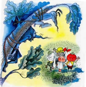 Приключения ЧиполлиноГЛАВА 16: Приключения мистера Моркоу и собаки Держи-Хватай