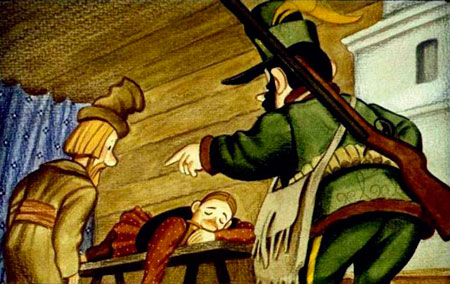 Русская народная сказка. Чудесные лапоточки