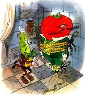 Приключения ЧиполлиноГЛАВА 13: О том, как синьор Горошек спас жизнь кавалеру, сам того не желая