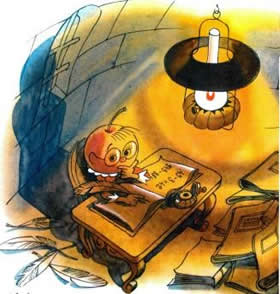 Приключения ЧиполлиноГЛАВА 6: В которой рассказывается о том, как много хлопот и неприятностей доставили графиням их родственники — барон Апельсин и герцог Мандарин