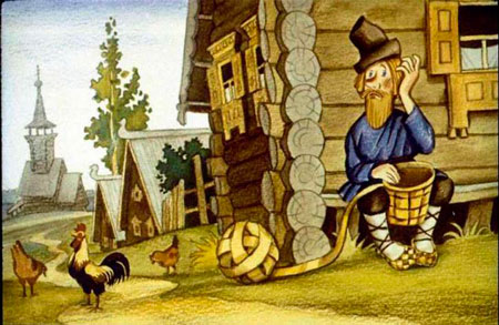 Русская народная сказка. Чудесные лапоточки