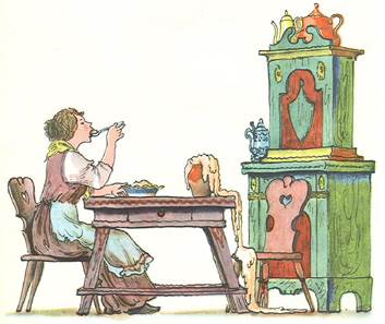 Горшок каши. Сказка братье Гримм