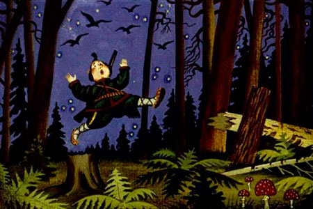 Русская народная сказка. Чудесные лапоточки