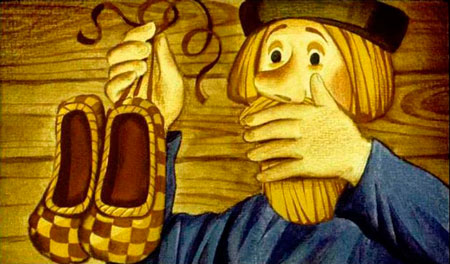 Русская народная сказка. Чудесные лапоточки