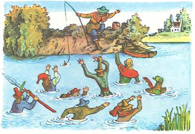 Семеро храбрецов. Сказка братьев Гримм