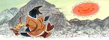 Куличок и ворон Куркыль