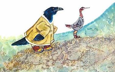 Чукотская сказка. Куличок и и ворон Куркыль