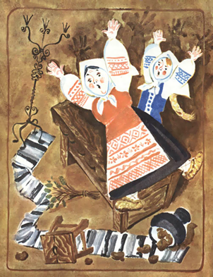 У страха глаза велики. Русская народная сказка